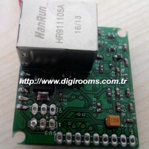 Digirooms Mühendislik Network Röle Ana Kartı gerçeklenmiş deneme kartı